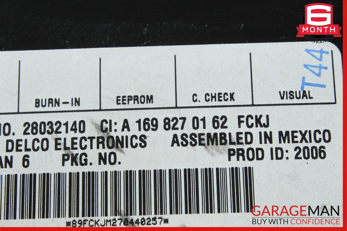 03-12 Mercedes GL450 CLS550 ML550 Sirius Satellite Radio Receiver Module Unit