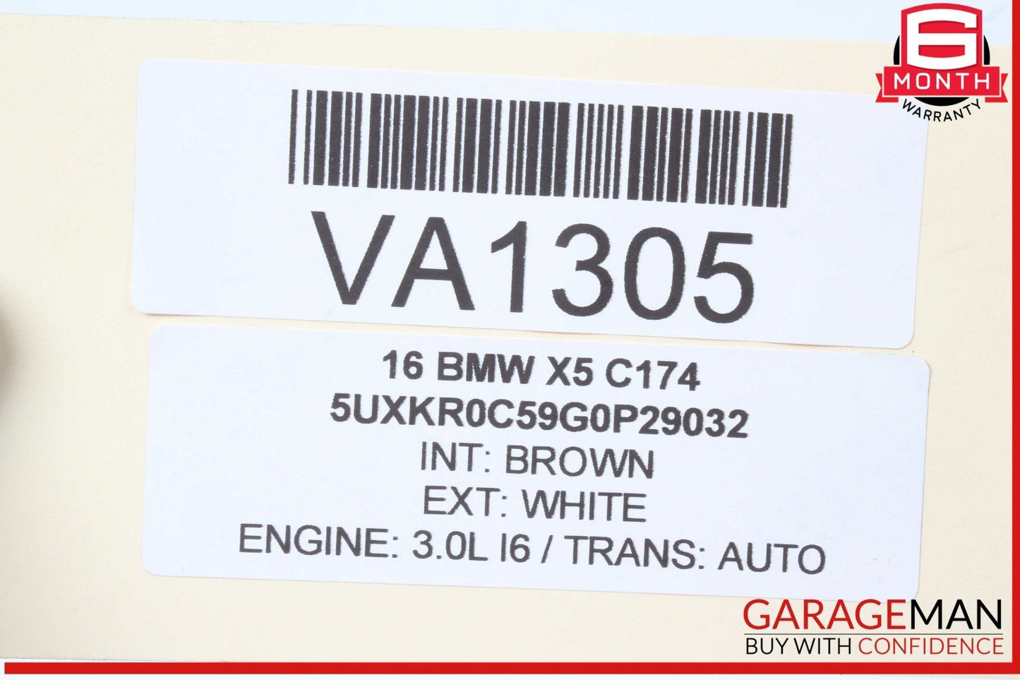 14-18 BMW X5 Lane Departure Camera Control Module Unit 9384988 OEM