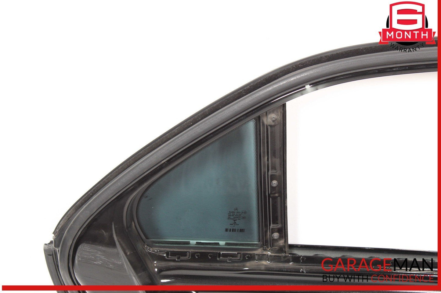 10-16 Mercedes W212 E350 E63 AMG Sedan Rear Left Side Door Shell Black OEM