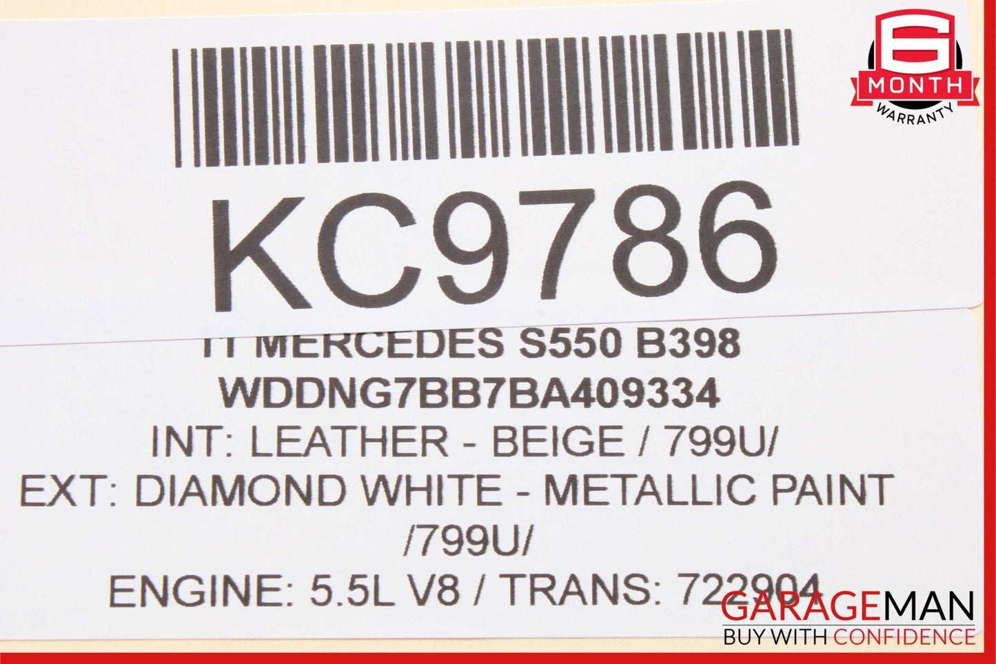 07-14 Mercedes W221 S550 S400 CL550 Headlight Head Light Switch Control Module