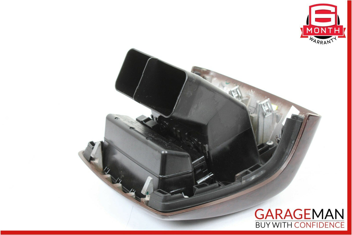 07-13 Mercedes W221 S550 S450 Rear Center Console A/C Air Vent Trim Bezel Wood