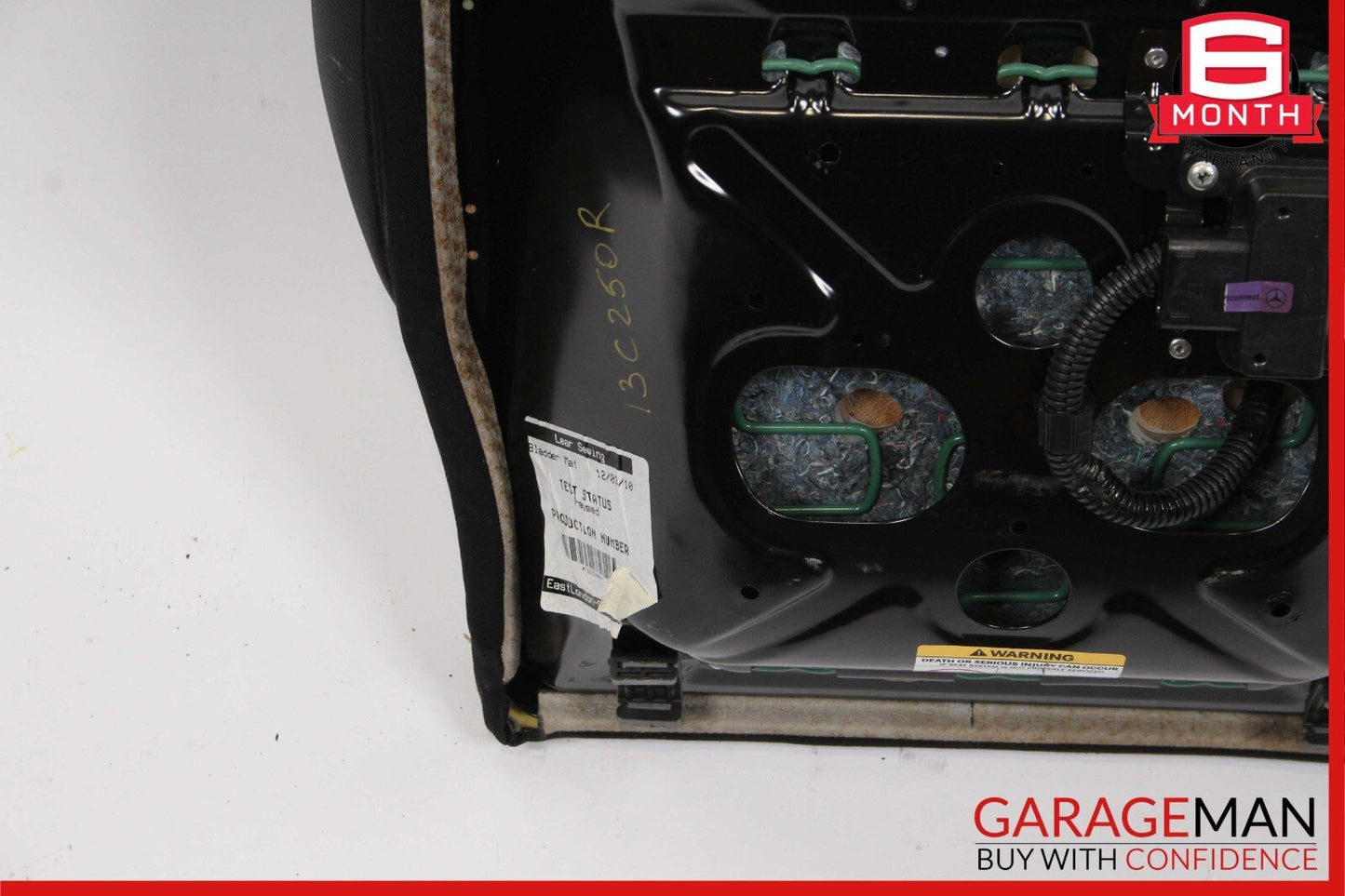 08-14 Mercedes W204 C300 Sedan Front Right Side Lower Bottom Seat Cushion OEM