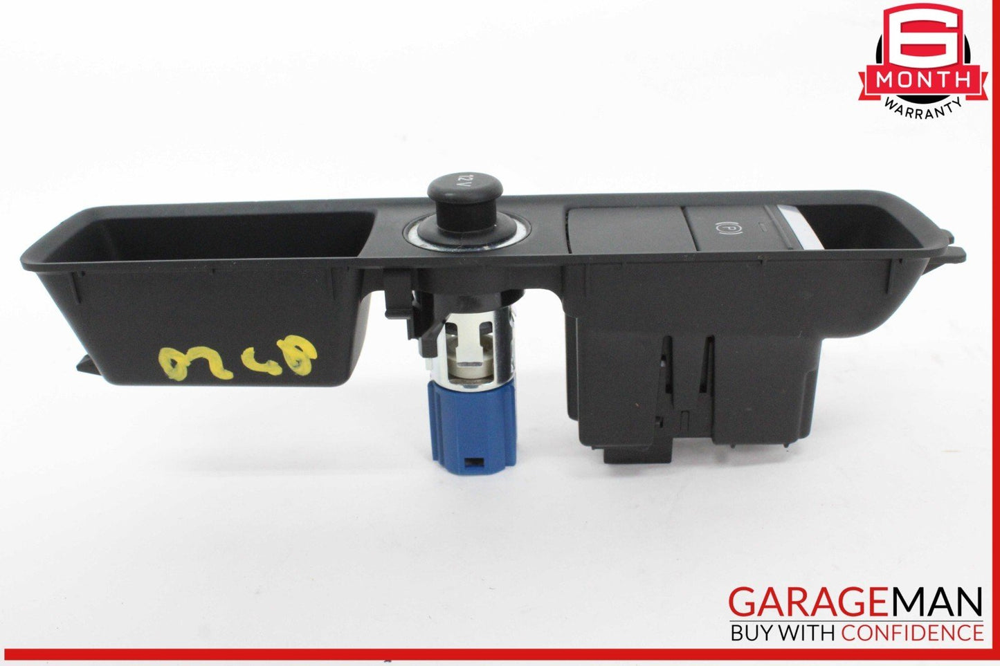 19-24 Audi Q3 Front Center Console Parking Brake Switch w/ Power Outlet OEM