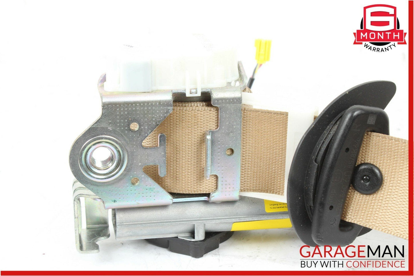 08-14 Mercedes W204 C300 Front Right Side Seatbelt Seat Belt Retractor Brown