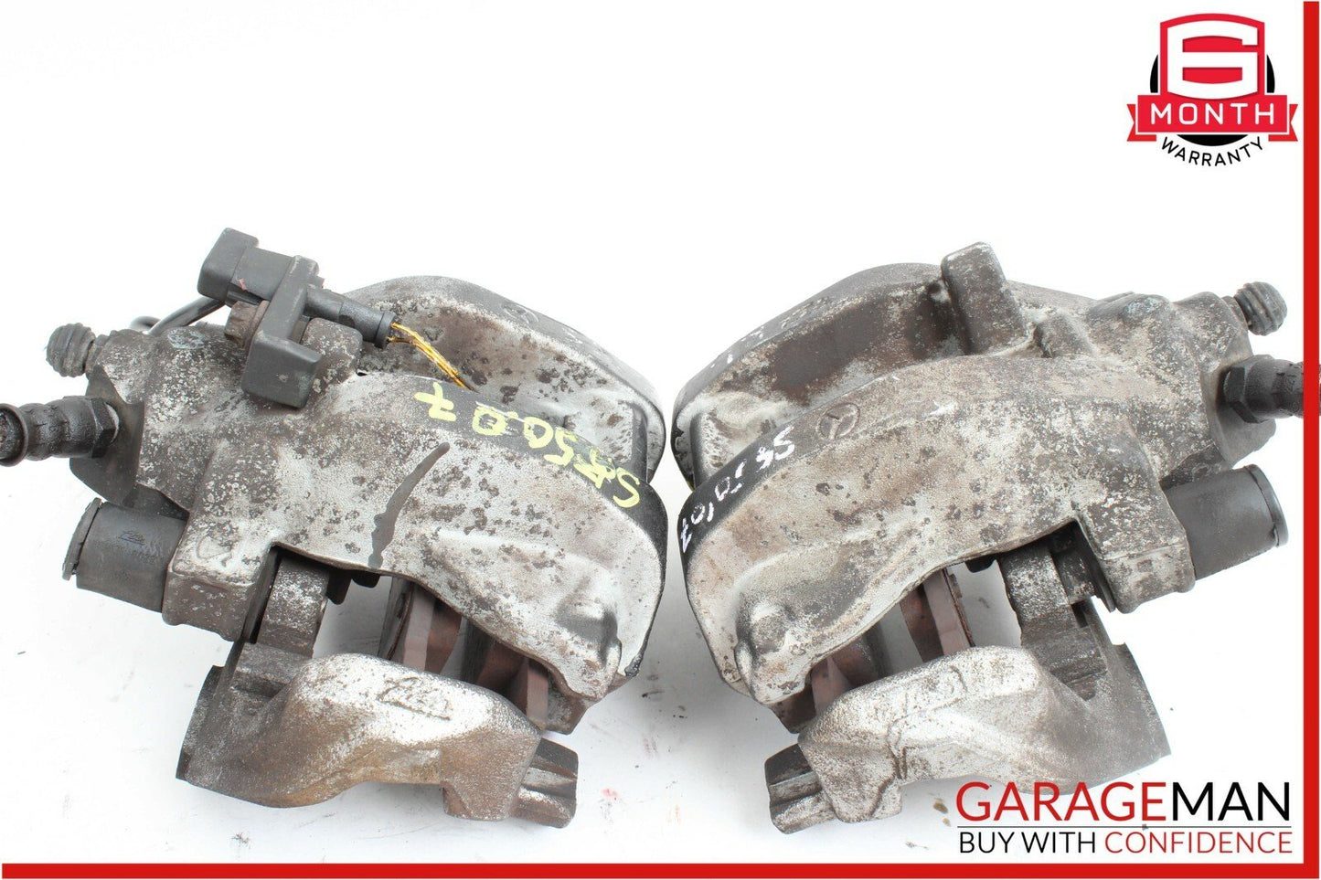 07-13 Mercedes S550 CL500 Rear Left & Right Side Brake Calipers Caliper Set OEM