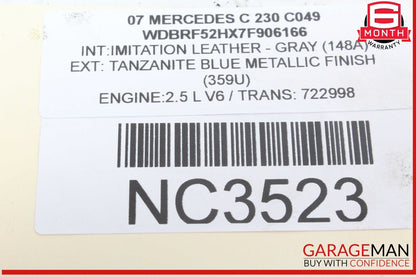 07-14 Mercedes W203 C230 Power Steering Pump Reservoir Assembly 0004602383