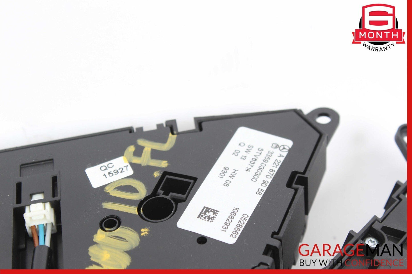 07-13 Mercedes W221 S400 CL65 AMG Front Left Seat Adjust Controller Switch Set