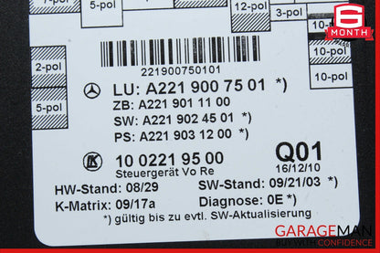 07-13 Mercedes W221 S550 S63 AMG Front Right Door Control Module 2219007501 OEM