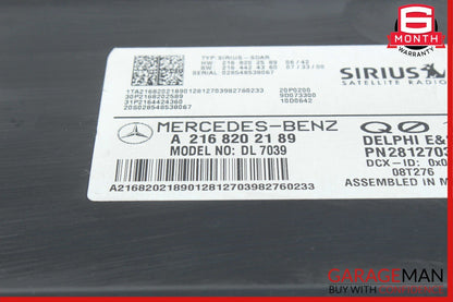 07-14 Mercedes X204 GLK350 SLK350 Sirius Satellite Radio Module Receiver OEM