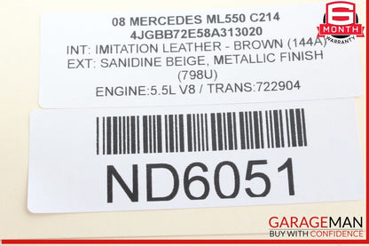 13-18 Mercedes X166 GL550 GL450 Front Right Seat Control Module Unit OEM