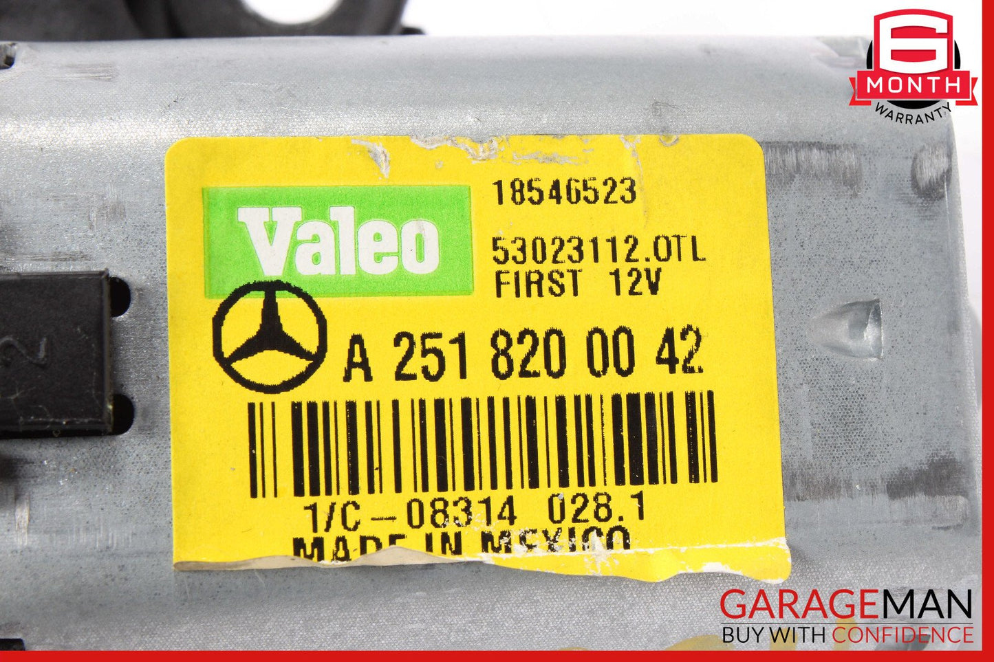 06-12 Mercedes X164 GL450 4MATIC Rear Windshield Glass Wiper Motor OEM