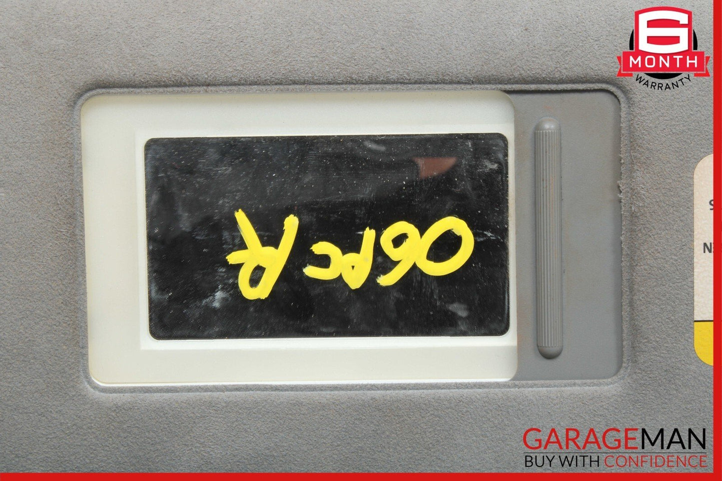 03-10 Porsche Cayenne 955 957 Front Right Side Sunvisor Sun Visor Shade Gray