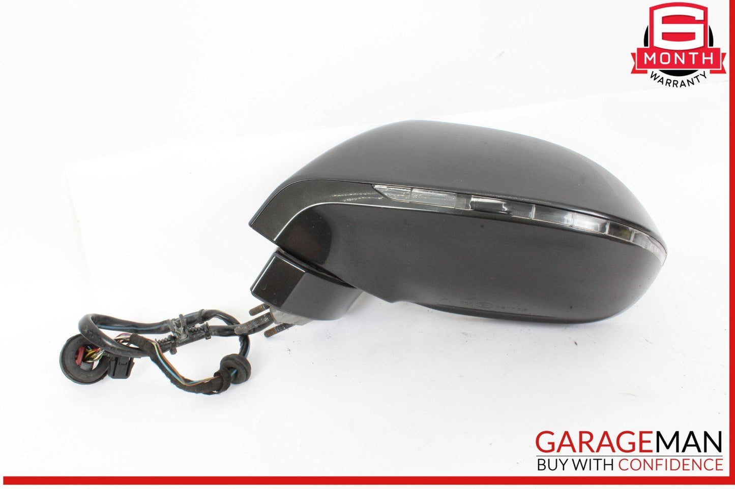 12-18 Audi A7 Front Left Driver Side Door Rear View Mirror Black OEM