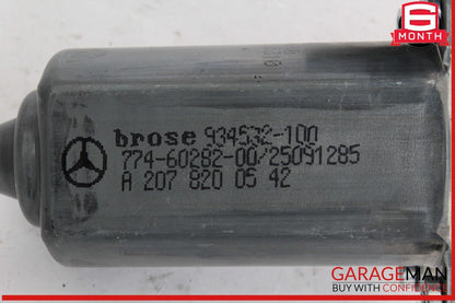 10-20 Mercedes W212 E550 E350 Front Left Window Regulator Motor 2078200542 OEM