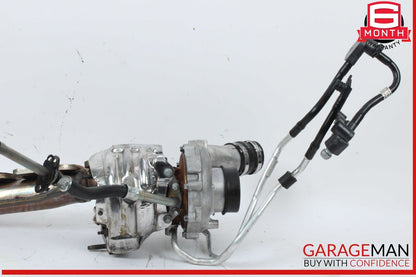 11-16 Mercedes X166 GL450 GL550 Left Turbocharger Turbo Charger Manifold OEM