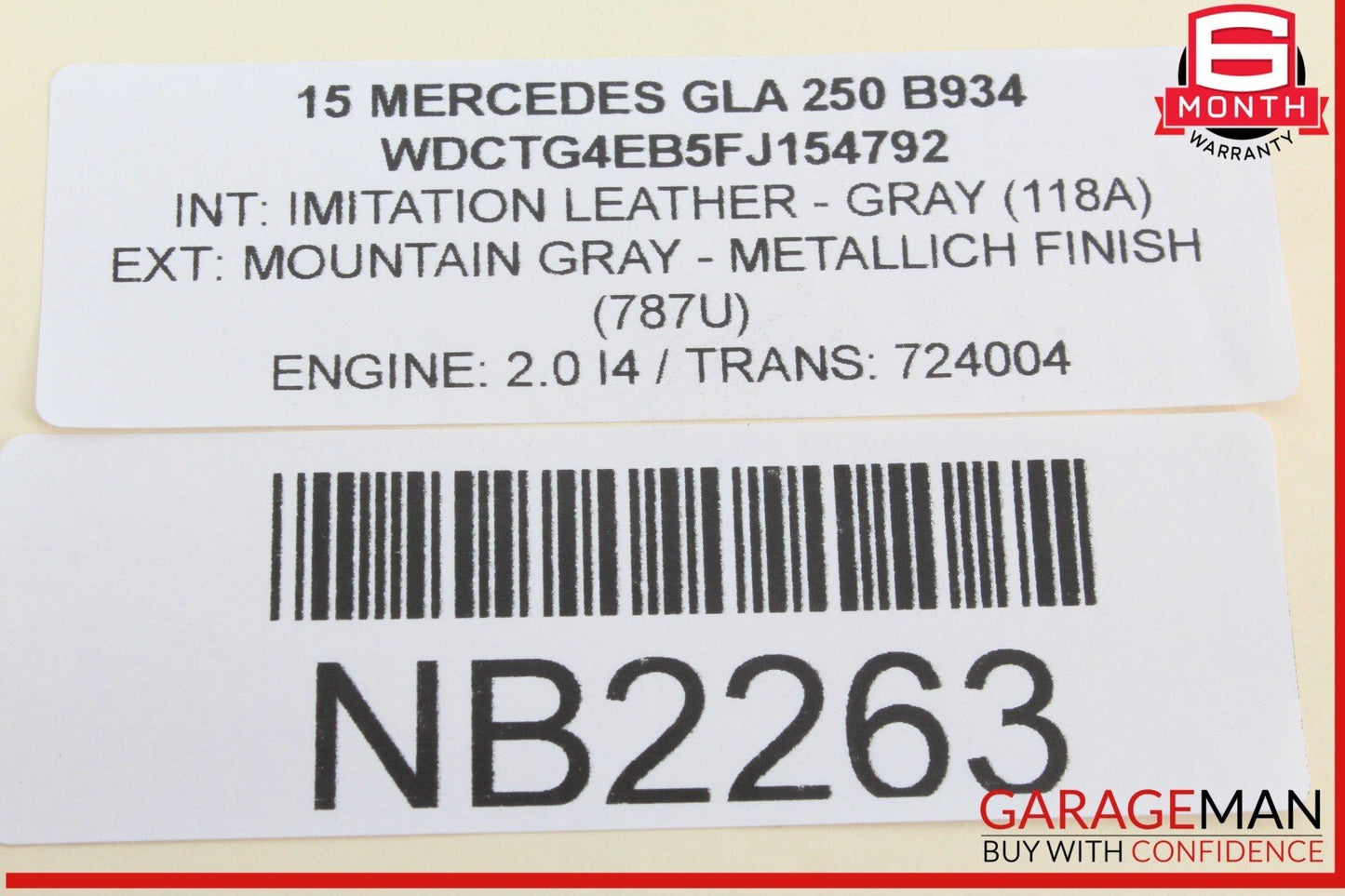 12-16 Mercedes X156 GLA250 Front Left Driver Side Exterior Door Handle OEM