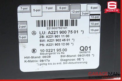07-13 Mercedes W221 S550 S63 AMG Front Right Door Control Module 2219007501 OEM
