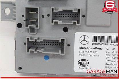 14-17 Mercedes W222 S550 Maybach S600 Rear Trunk Relay SAM Module 2229004005 OEM