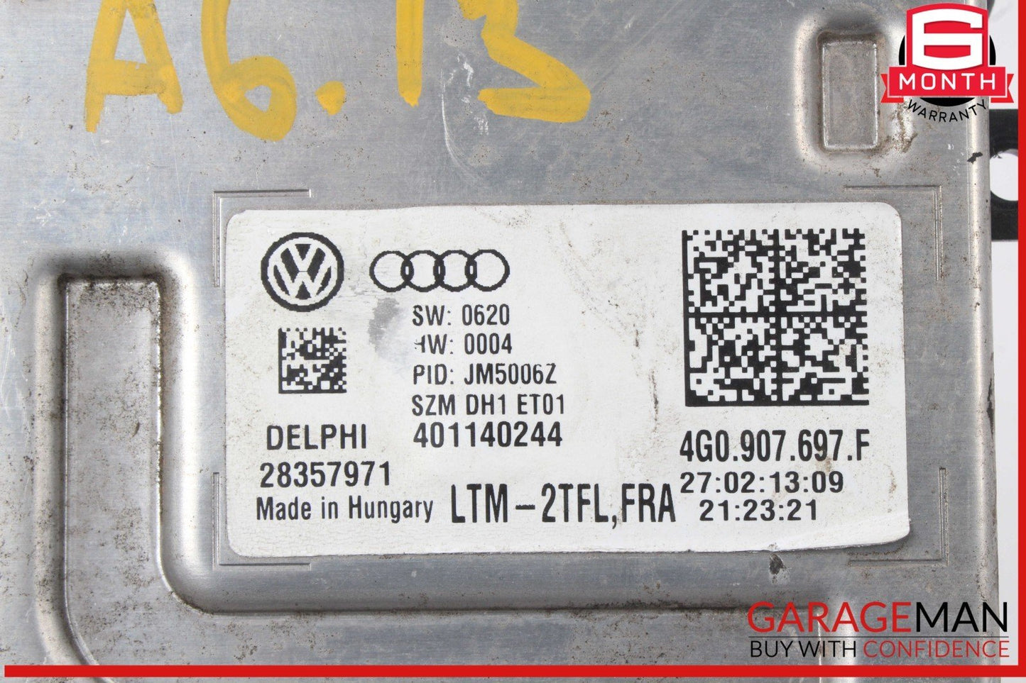 12-18 Audi A6 A7 Headlight Head Light Xenon Ballast Control Module Unit OEM