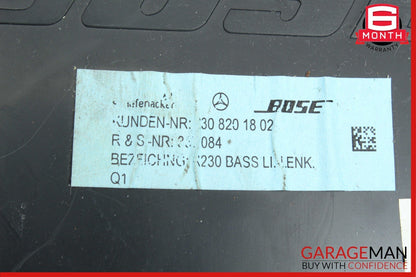 03-08 Mercedes R230 SL500 SL55 AMG Subwoofer Audio Radio Speaker BOSE OEM
