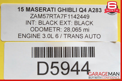 14-17 Maserati Ghibli BEHR A/C AC Air Box Heater Core Blower Motor Assembly OEM