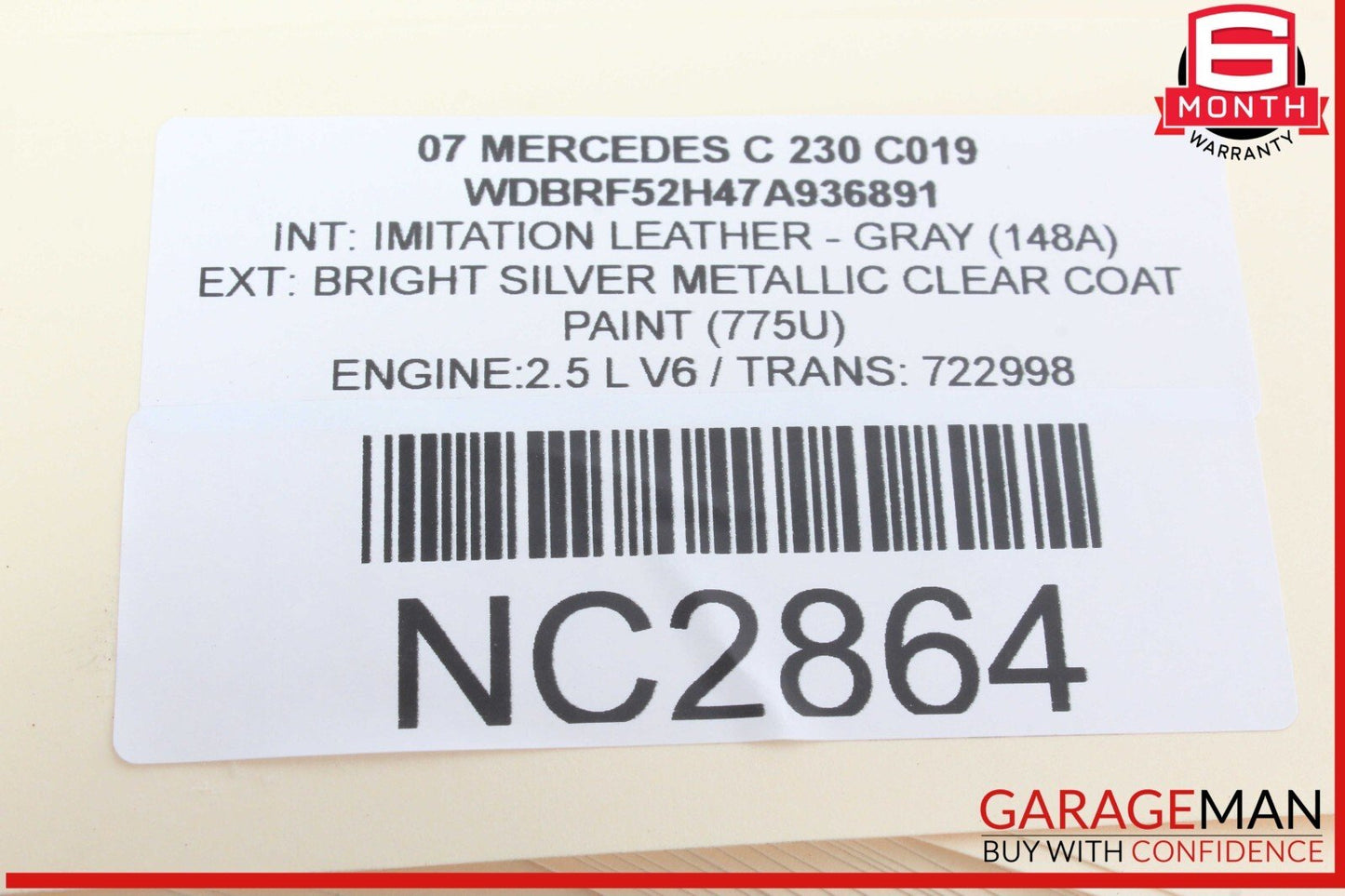 05-07 Mercedes W203 C230 Dashboard Dash Control Switch Panel Trim Wood OEM
