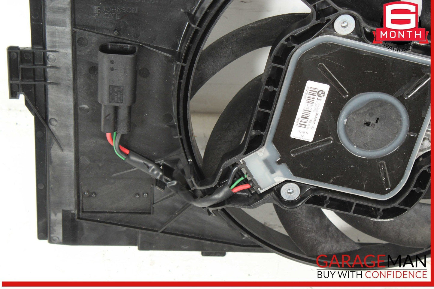 14-21 BMW i3 I01 Hybrid Radiator Cooling Fan Motor Shroud 8641949 OEM