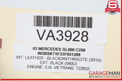 03-12 Mercedes R230 SL500 SL550 SL55 AMG Headlight Control Switch Assembly OEM
