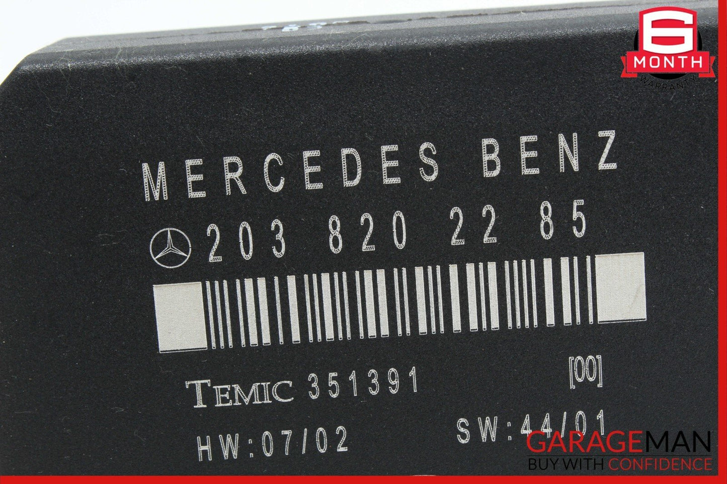 01-07 Mercedes W203 C240 C230 C320 Rear Right Door Control Module 2038202285 OEM