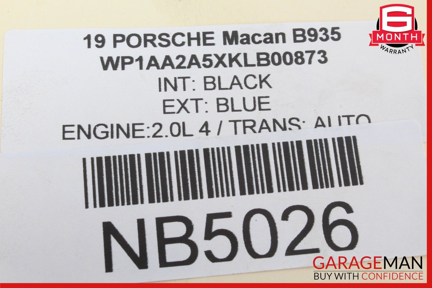 19-24 Porsche Macan Engine Oil Pump 06H115105 06L115251S OEM