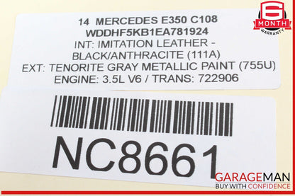 08-17 Mercedes W212 E350 Rear Left / Right Side Lower Control Arm OEM
