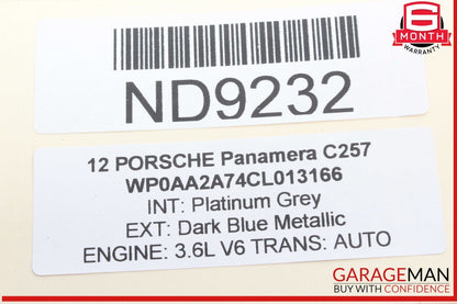 10-16 Porsche Panamera 970 Rear Right or Rear Left Side Upper Control Arm OEM