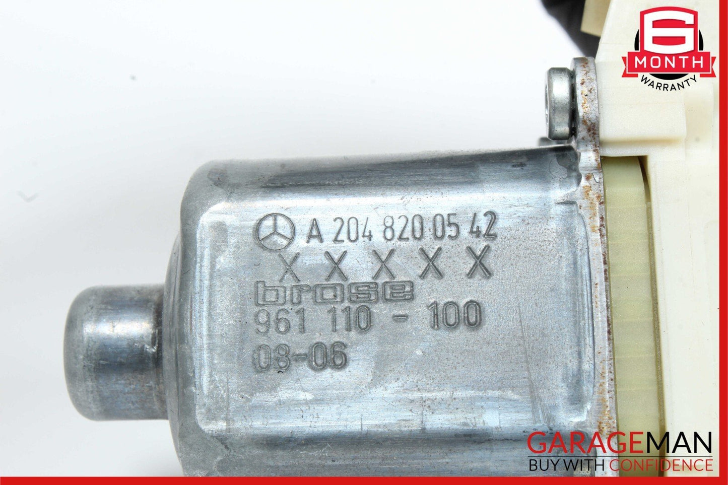 08-16 Mercedes W204 C300 GLK350 Rear Right Door Window Regulator Motor Unit OEM
