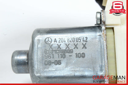08-16 Mercedes W204 C300 GLK350 Rear Right Door Window Regulator Motor Unit OEM