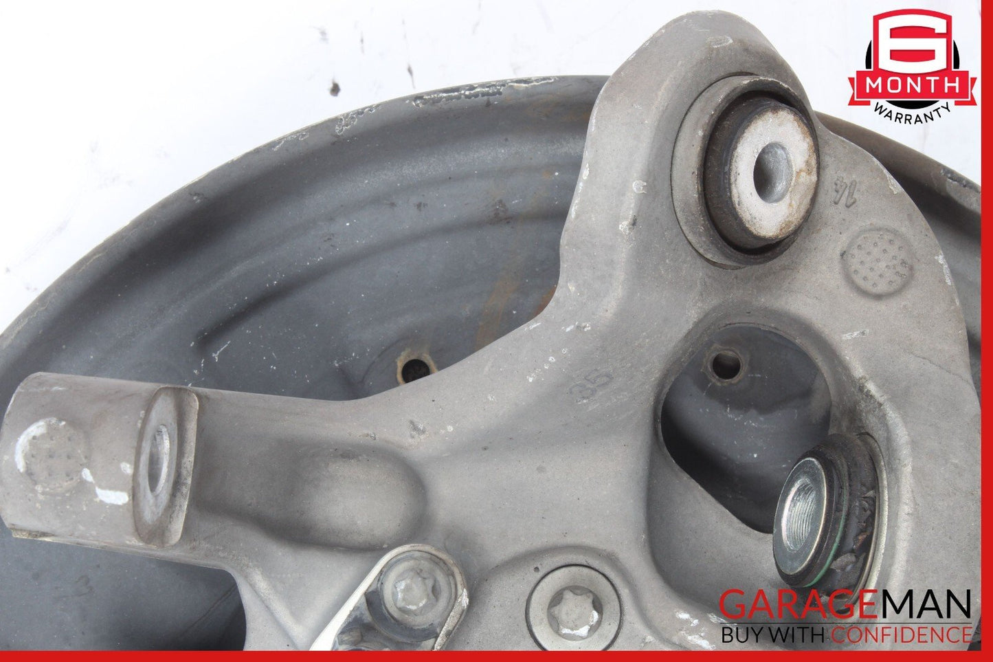 08-15 Mercedes W212 E350 Rear Left Side Spindle Knuckle Hub Bearing Brake Rotor