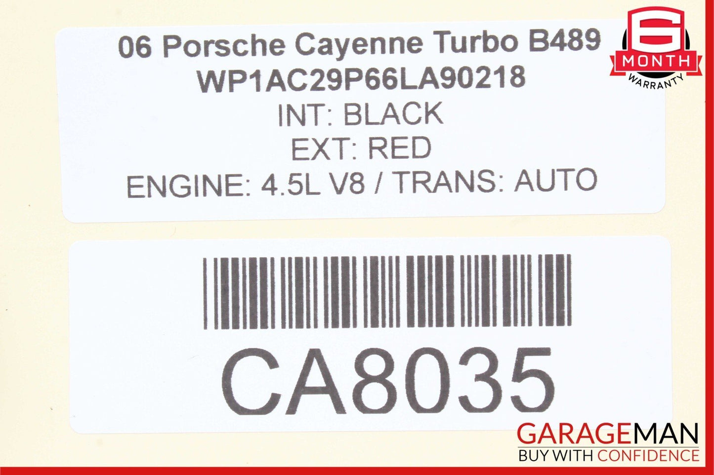 03-10 Porsche Cayenne Turbo S 955 957 CDC-4 CD Changer Module Unit OEM