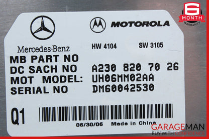 06-12 Mercedes E350 SL550 GL450 CLS550 Communication Control Module Unit