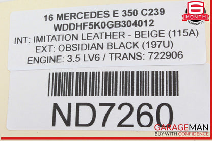 08-20 Mercedes W212 E350 E550 E400 Front Left Side Door Lock Latch Actuator OEM