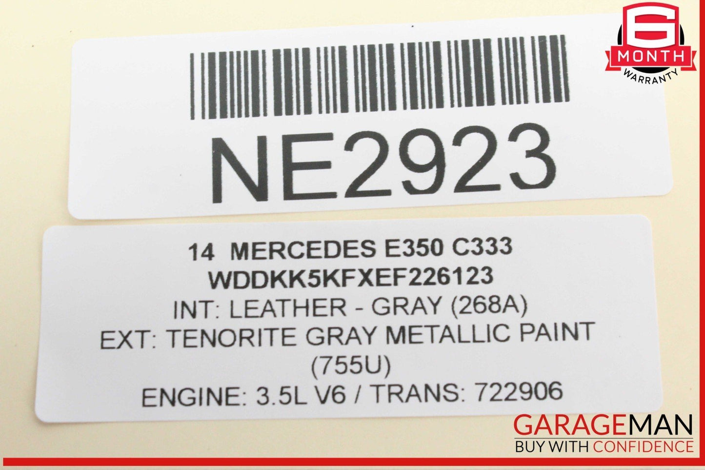 08-18 Mercedes W212 E350 CLS550 Front Right Side Door Control Module OEM