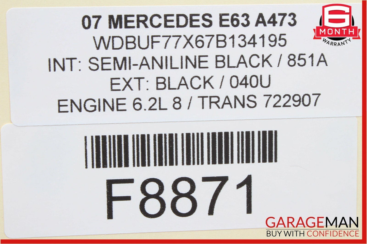03-09 Mercedes W211 E350 E63 AMG Front Left Dash Molding Trim Bezel Cover Wood