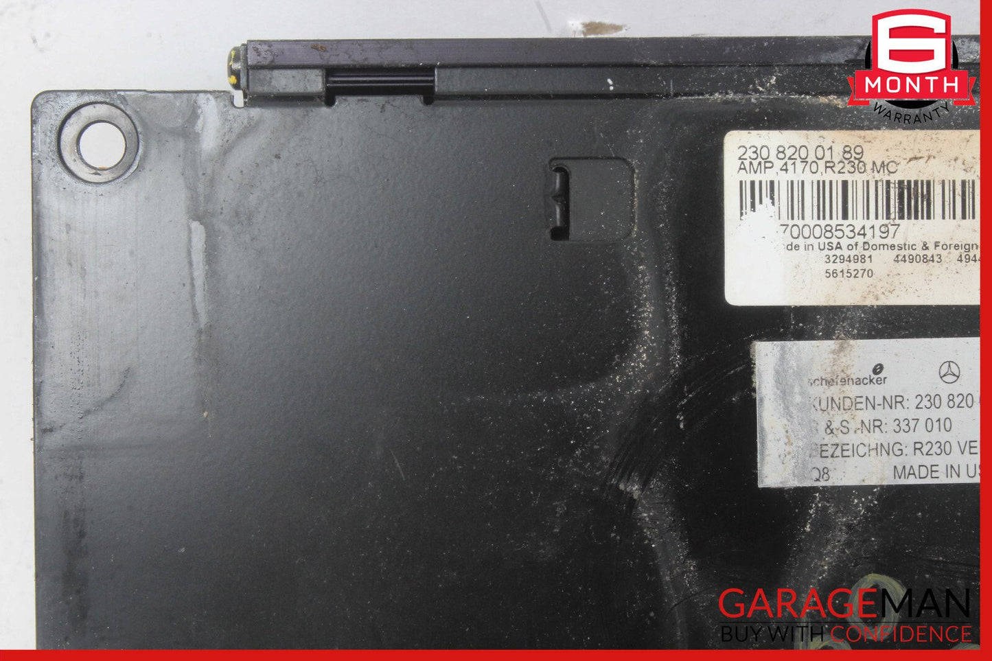 03-04 Mercedes R230 SL500 SL600 SL55 AMG Amplifier Amp Bose Audio Sound OEM