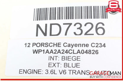 11-18 Porsche Cayenne 958 3.6L P/S Power Steering Pump 7P0422154A OEM