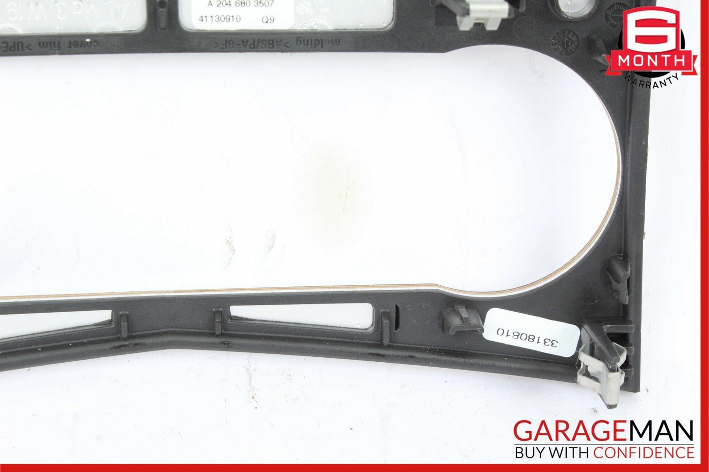 08-15 Mercedes W204 C250 C300 C350 AC A/C Climate Control Switch Trim Bezel Wood