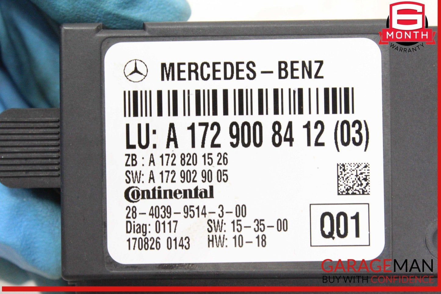 17-20 Mercedes R172 SLC300 Roof Convertible Top Control Module Unit OEM