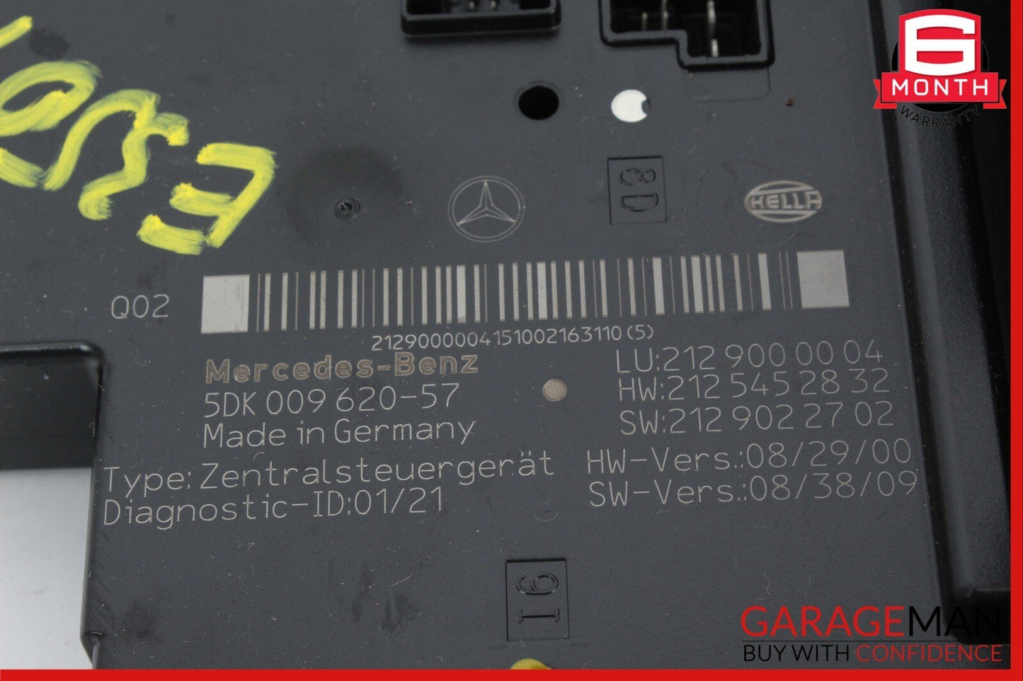 10-11 Mercedes W212 E350 E550 Rear Fuse Relay Box SAM Assembly 2129000004 OEM