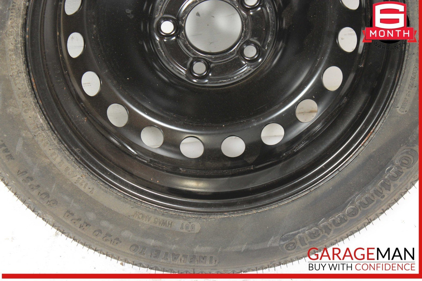 08-14 Mercedes W204 C250 C300 Emergency Spare Tire Donut Wheel Rim 125 90 16"