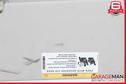 06-12 Mercedes X164 GL450 GL550 Front Right Side Sun Visor Sunvisor Shade Gray