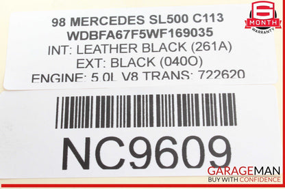 98-07 Mercedes R129 SL500 CL500 M113 Mass Air Flow Sensor 1120940048 OEM