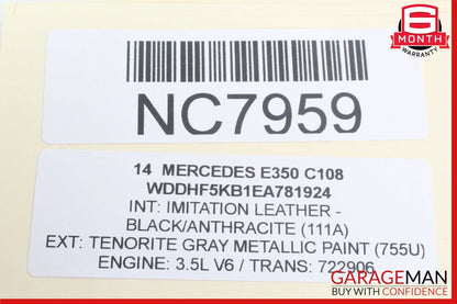 14-16 Mercedes W212 E350 E550 E400 Front Right Side Bumper Mesh Grille Grill OEM