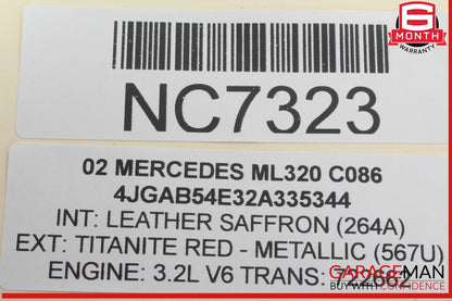 02-05 Mercedes W163 ML320 ML350 Instrument Cluster Speedometer OEM